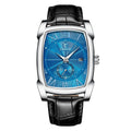 CHENXI Brand Vintage Men's Watch Retro Genuine Leather Strap Watches Roman Numerals Antique Square Men's Watches Waterproof Men's Luminous Calendar Fashion Quartz Watch - Acquisti Online