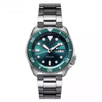 Men's Fashionable Round Ordinary Casual Spiral Watch Crown Single Folding Buckle Business Casual Quartz Men’s Pointer Watch