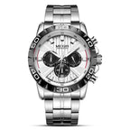 Multifunctional Business Watch Steel Band Quartz Watch
