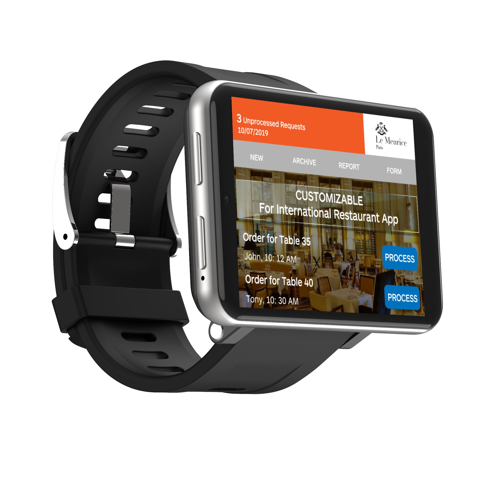 Smart Watch Tab Multi Function Digital Bluetooth Wifi Sim Connection Watch With All Phone Feature's Full Screen Display Smart Watch - Acquisti Online