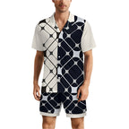 Heren pyjamaset met korte mouwen van Ice Silk