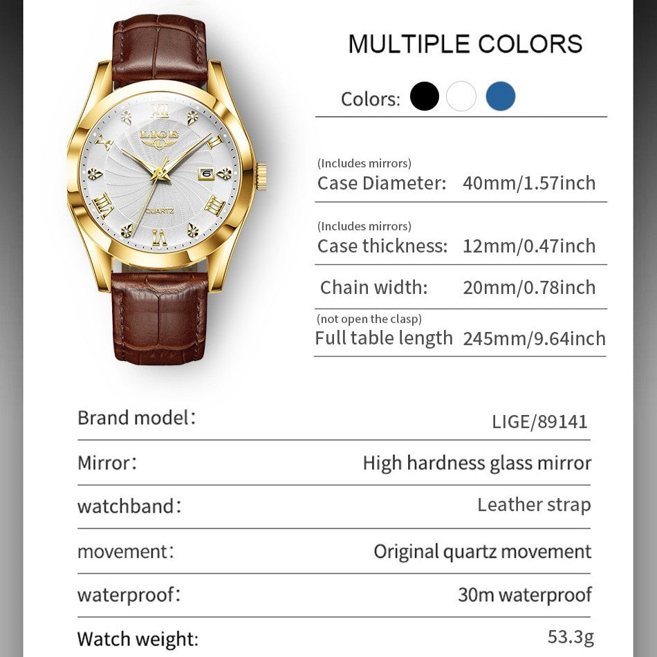 Orologio da uomo Lige 89141