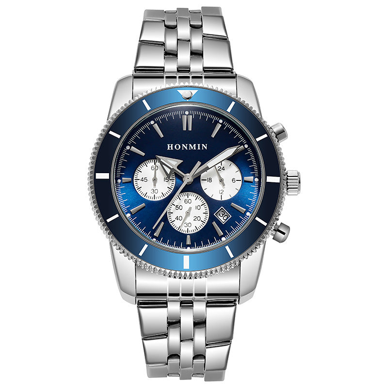 Men's Multi-function Quartz Watch Calendar