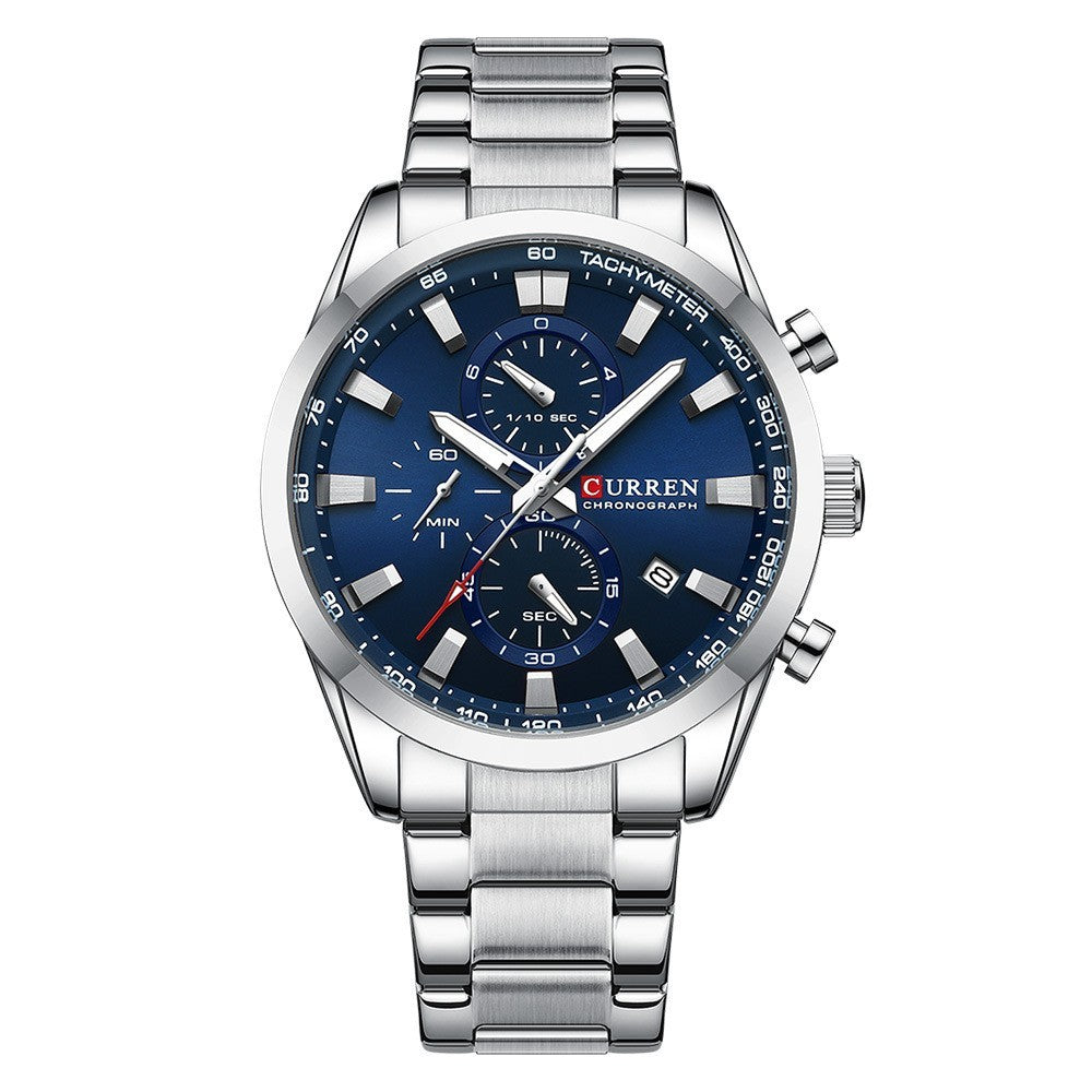 CURREN 8445  Man Luxury Brand Stainless Steel Sports Watch - Acquisti Online