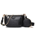 Schoudertas voor dames, tweedelige multi-pocket, grote capaciteit, modieuze crossbodytas, schoudertas voor dames