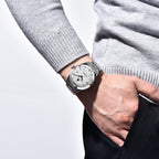 Man Business Casual Automatic Steel Band Waterproof Watch - Acquisti Online
