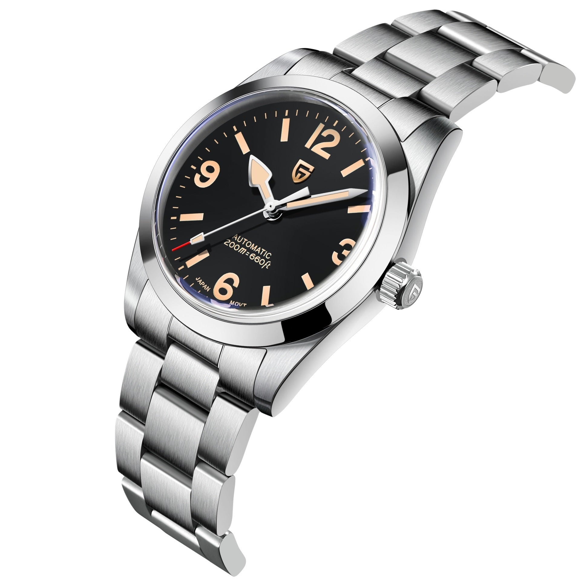 PAGANI DESIGN 2024 new PD1751 men NH35 automatic mechanical watch stainless steel 36MM sapphire waterproof watch