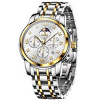 OLEVS Luxury Brand Men's Watches Waterproof Calendar Diving Quartz Movement Multifunction Wristwatch