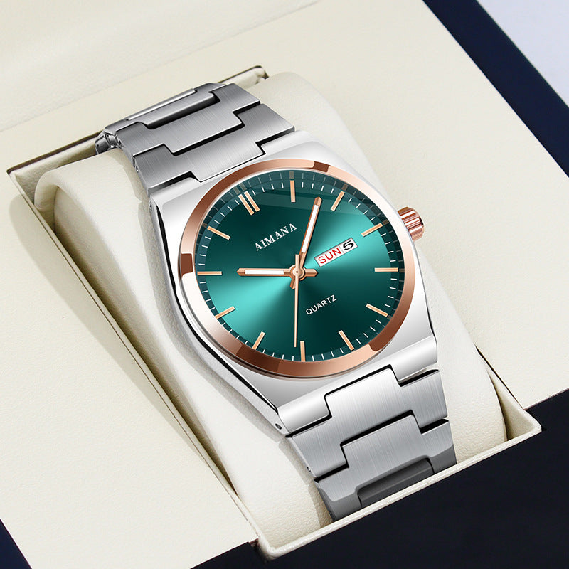 Aimana Business Luminous Quartz Watch Ultra-thin Men's Waterproof Luminous Quartz Watch