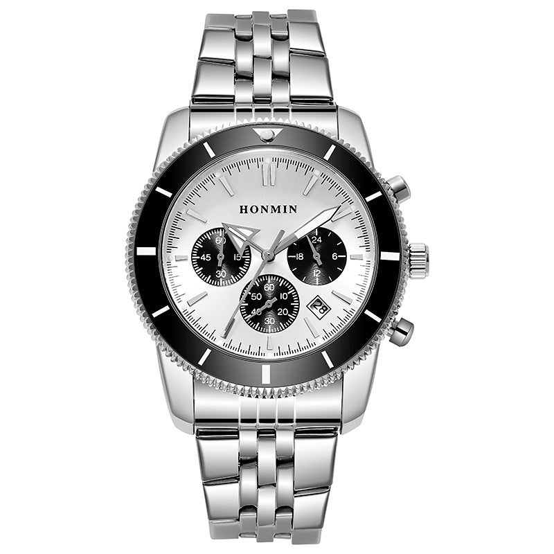 Men's Multi-function Quartz Watch Calendar