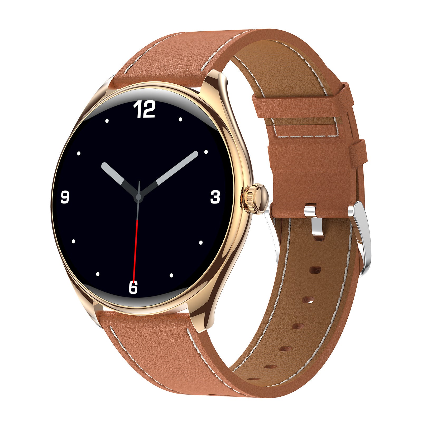 Smartwatch ultrasottile da 143 pollici con cardiofrequenzimetro, ossigeno nel sangue, chiamate Bluetooth e assistente vocale