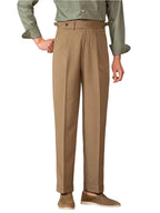 Naples High Waist Suit Pants British Retro Men's Casual Pant