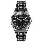 OPK-Men's Quartz Watch Waterproof Stainless Steel Wristwatch Luxury Original Top Brand Calendar Watch 8139