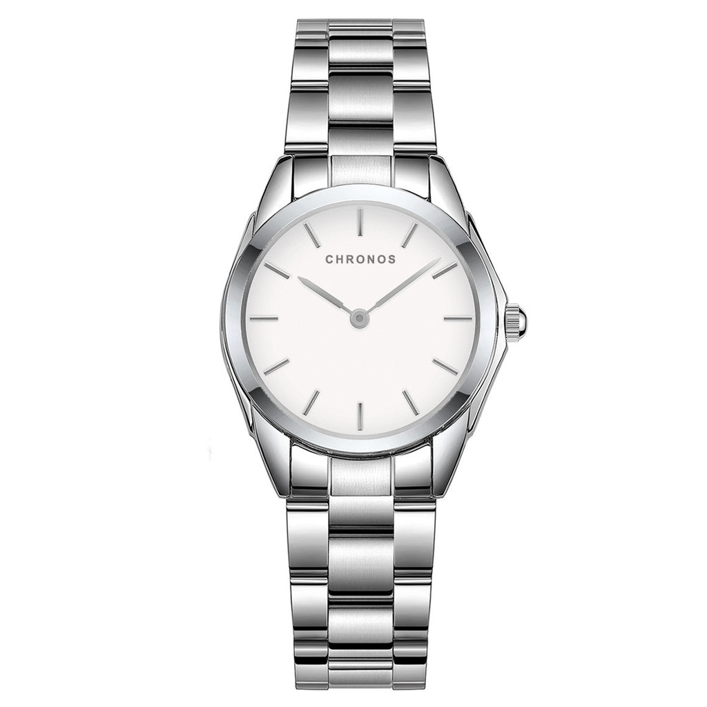 CHRONOS Women Watch Fashion Casual Japanese Quartz Watches Ladies Business Waterproof Stainless Steel Women Watch
