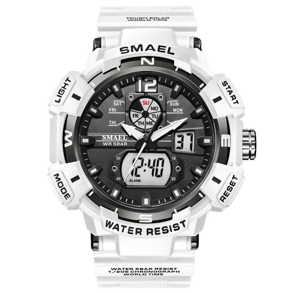Herenhorloge Chronograaf Kalender Wekker Lichtgevend Buitenhorloge