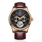 LIGE Men Watches Luxury Male Tourbillon Automatic Wristwatch Sports Waterproof Mechanical Watch For Men Clock Relogios Masculino