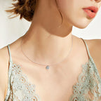 1 Carat Moissanite 925 Sterling Silver Women's Necklace