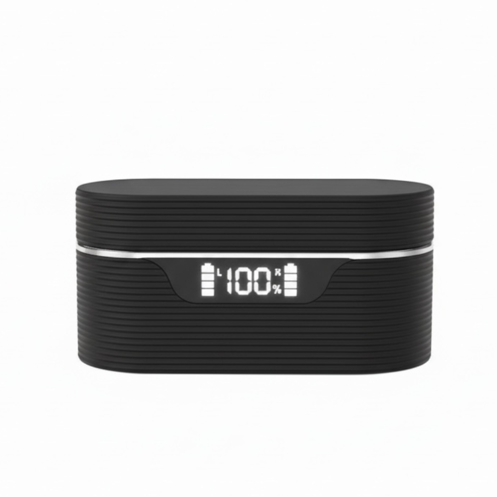 Cuffie auricolari Bluetooth wireless in-ear, stereo binaurale, subwoofer, chiamate vocali ad alta definizione, auricolari Bluetooth BT.