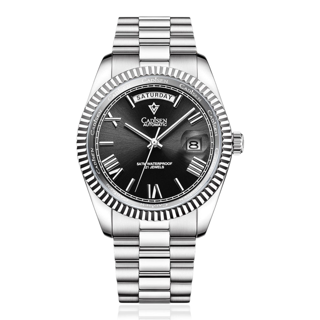 NEW 2025 CADISEN New Mens Automatic Mechanical Watch Luxury Brand Sapphire Luminous MIYOTA 8215 100M Waterproof Men's Watch