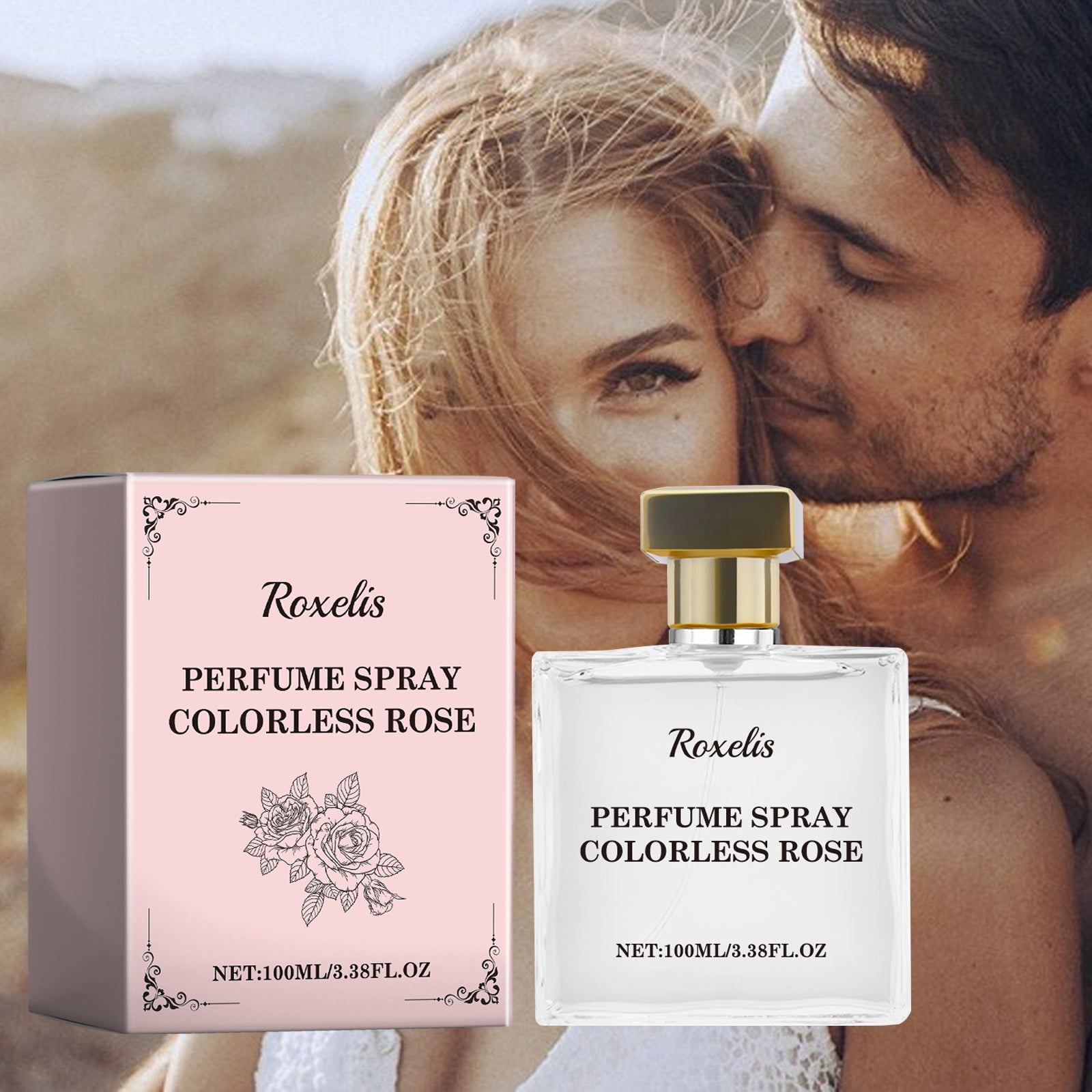 Kleurloos rozenparfum, langdurige geur voor vrouwen Frisse en elegante bloem
