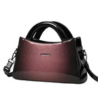 New PU soft leather texture messenger bag fashion simple solid color shoulder bag casual light handbag