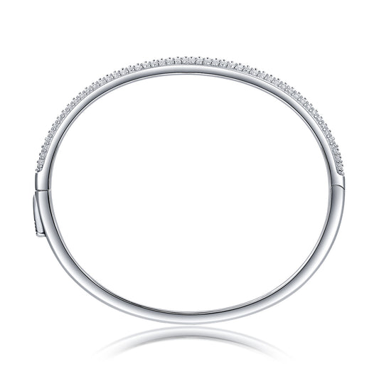 Monologue Luxury Fashion Set Mosan Diamond S925 Silver Bracelet