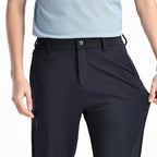 Men's Casual Pants Spring Ice Silk Elastic