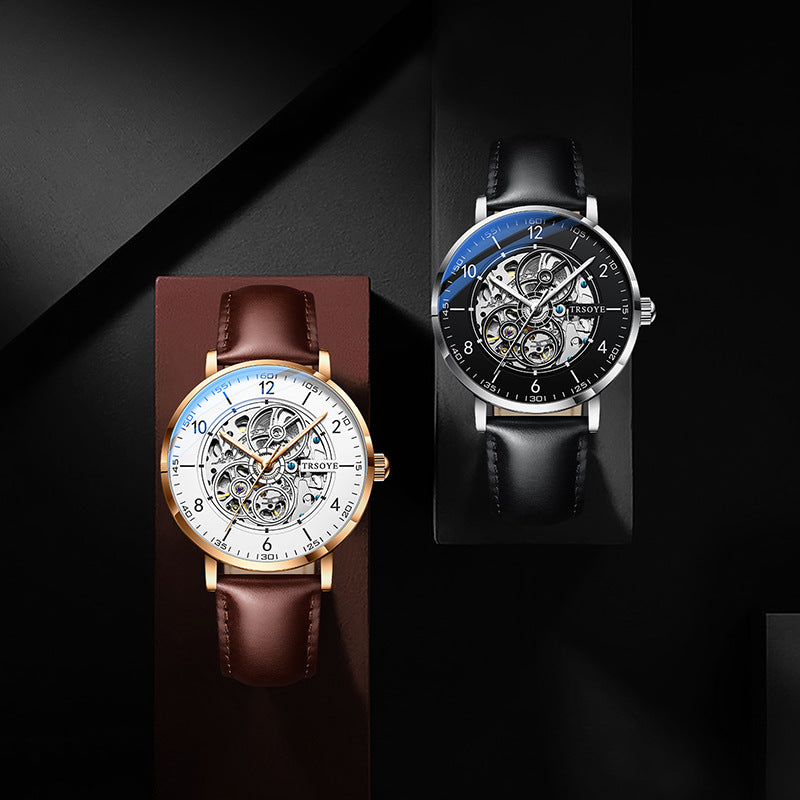 TRSOYE TRS 8389 Luxury Fashion Hollow Automatic Man Watch - Acquisti Online