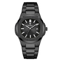 HOURSLY HY1371 Orologio da uomo al quarzo cinese alla moda, esclusivo, con cinturino in acciaio, resistente all'acqua, calendario luminoso, orologio casual da uomo