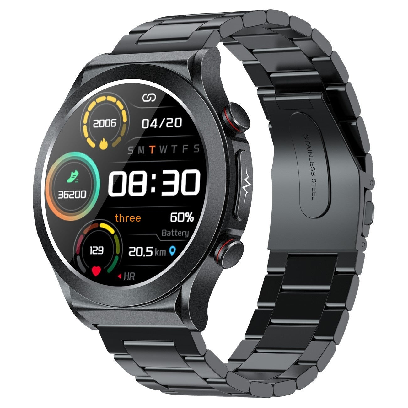 Man Bluetooth BT Smartwatch