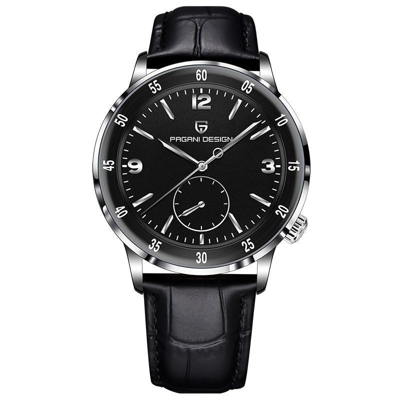 Pagani Design Men's Automatic Watch 42mm Large Dial Mechanical Movement Stainless Steel Bezel Sapphire Glass Lens Waterproof 100M Easy to Read Strap