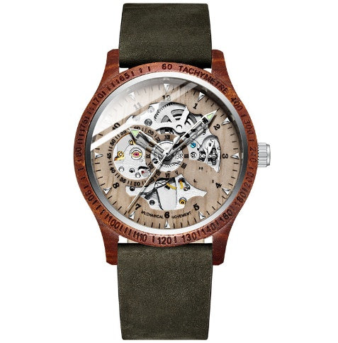 Orologio meccanico completamente automatico impermeabile e alla moda