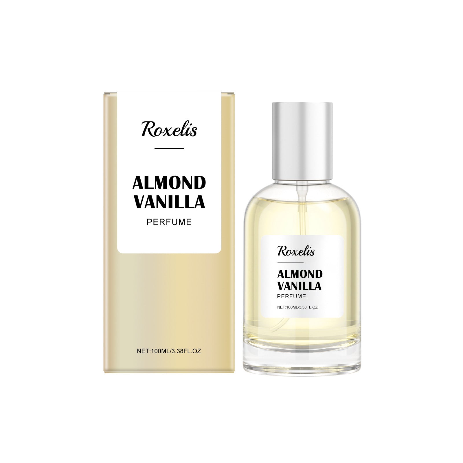 Women's Roxelis Almond Vanilla perfume 100ml Vanilla Charm Women's Perfume Personal Care Natural Women's Perfumes