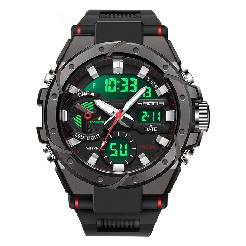SANDA Brand Men's Military Shockproof Digital Sports Watches Waterproof Electronic Wristwatch for Men