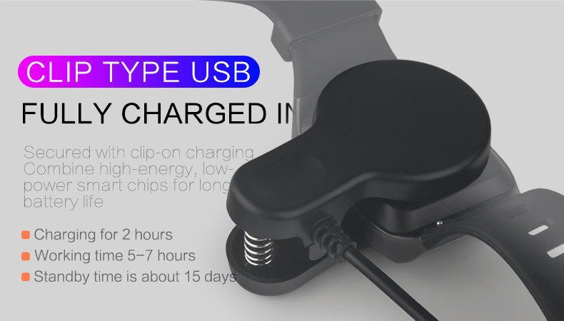 Intelligente armband met kleurenscherm, Bluetooth-sporthorloge voor heren en dames, stappenteller, informatieherinnering, IP68 waterdicht