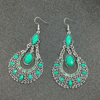 Bohemian water droplets tassel earrings - Acquisti Online