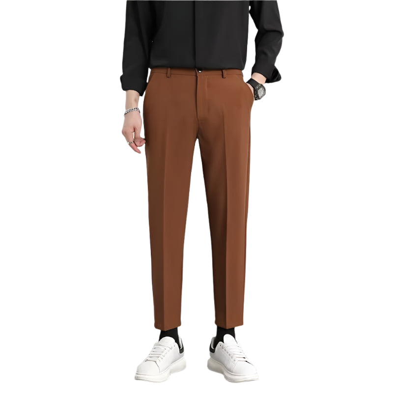 Men's Fashion Ankle-length Slim-fit Casual Pants