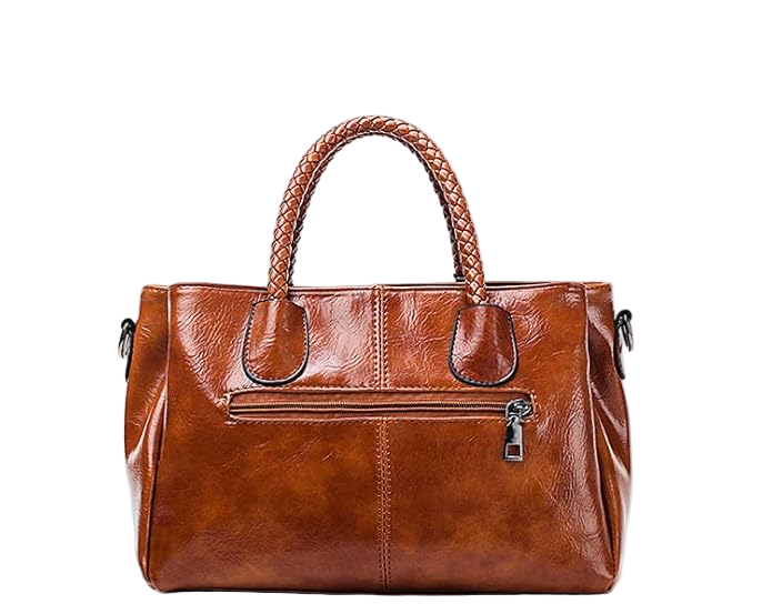 Fahionable Women's Soft Leather Handbag Crossboday Bag Luxury Shoulder Handbags Large Capacity Women Shoulder Bags - Acquisti Online