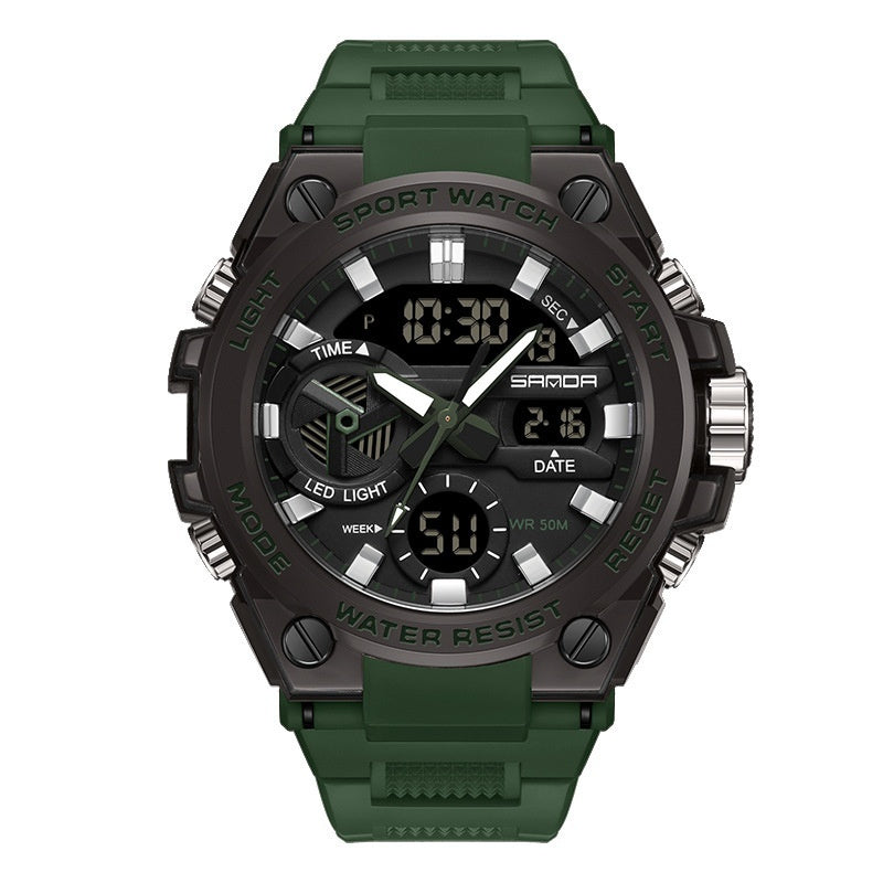 SANDA Brand Men's Military Shockproof Digital Sports Watches Waterproof Electronic Wristwatch for Men