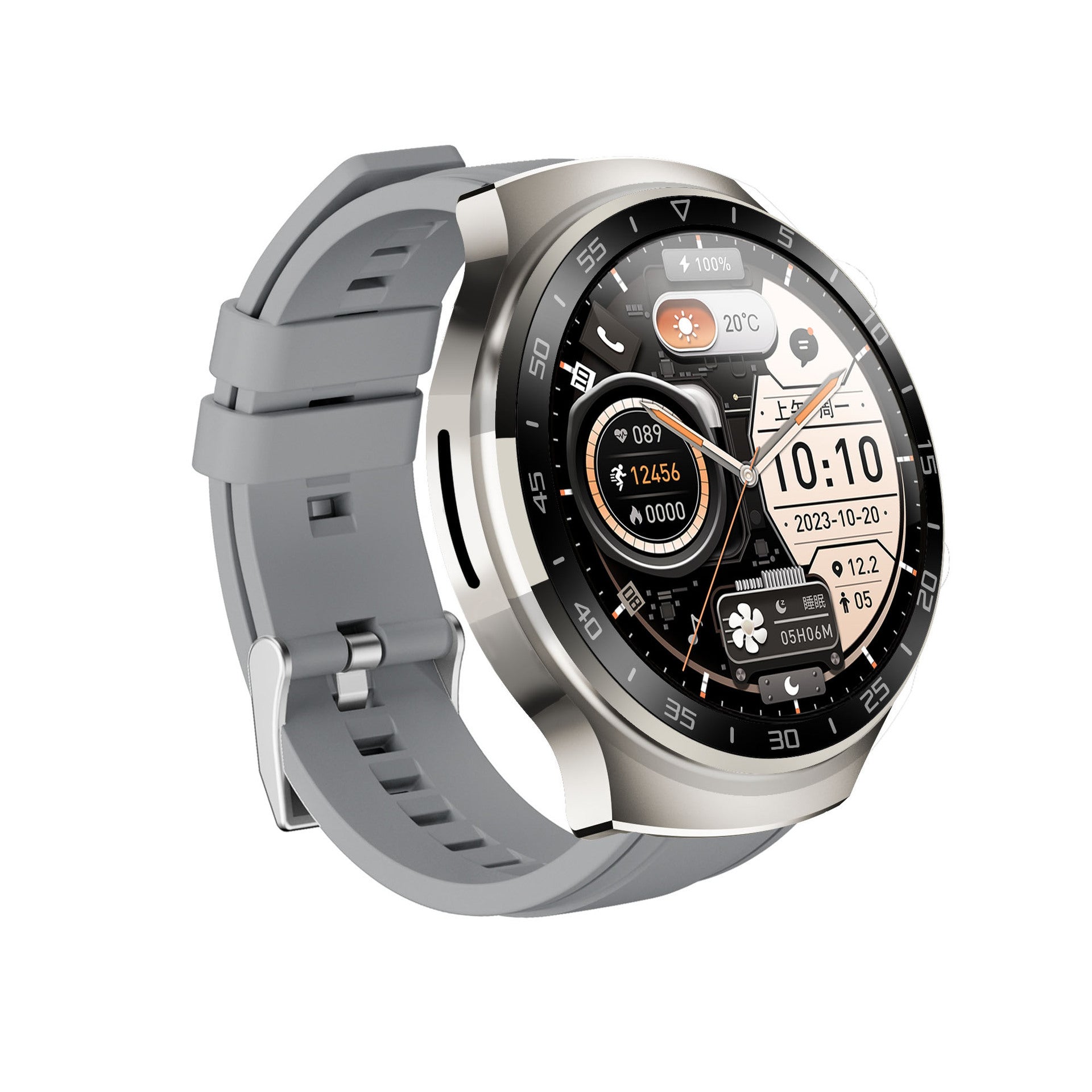 X16 PRO Smart Watch AMOLED Round Display NFC Payment Voice Assistant Alloy Men Business Smartwatch