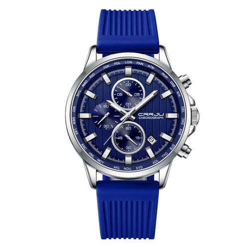 CRRJU 2315 Man Sports Silicon Band Casual Wristwatch - Acquisti Online