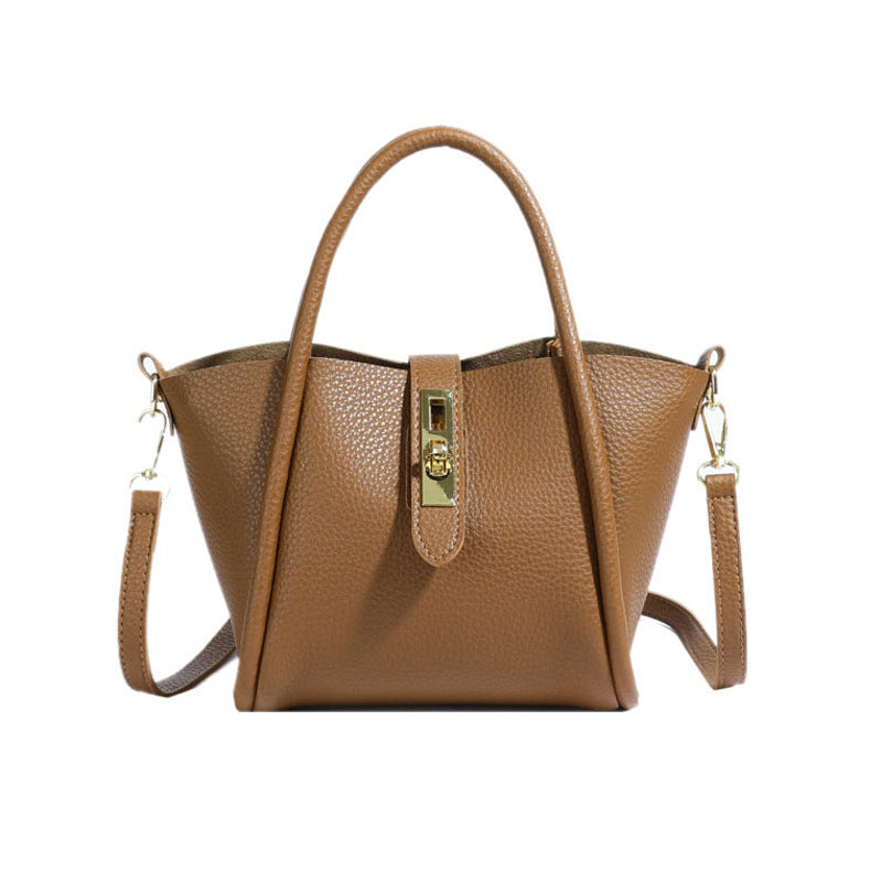 Women's Portable Bucket Shoulder Crossbody Underarm Bag
