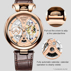 LIGE  Luxury Leather Band Waterproof Watch - Acquisti Online