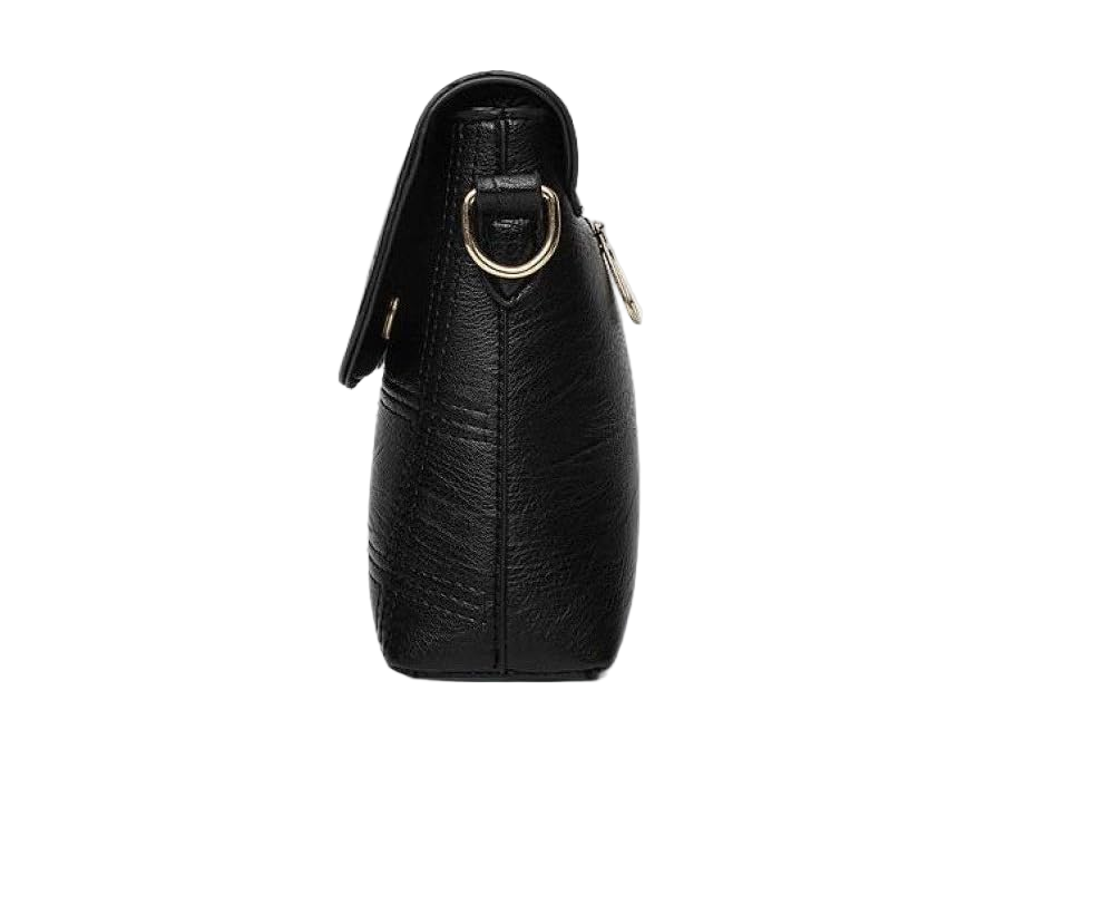 Damesmode Schoudertas Magnetische Gesp Multi Pocket Dames Crossbody Tas Kleine Vierkante Schoudertas