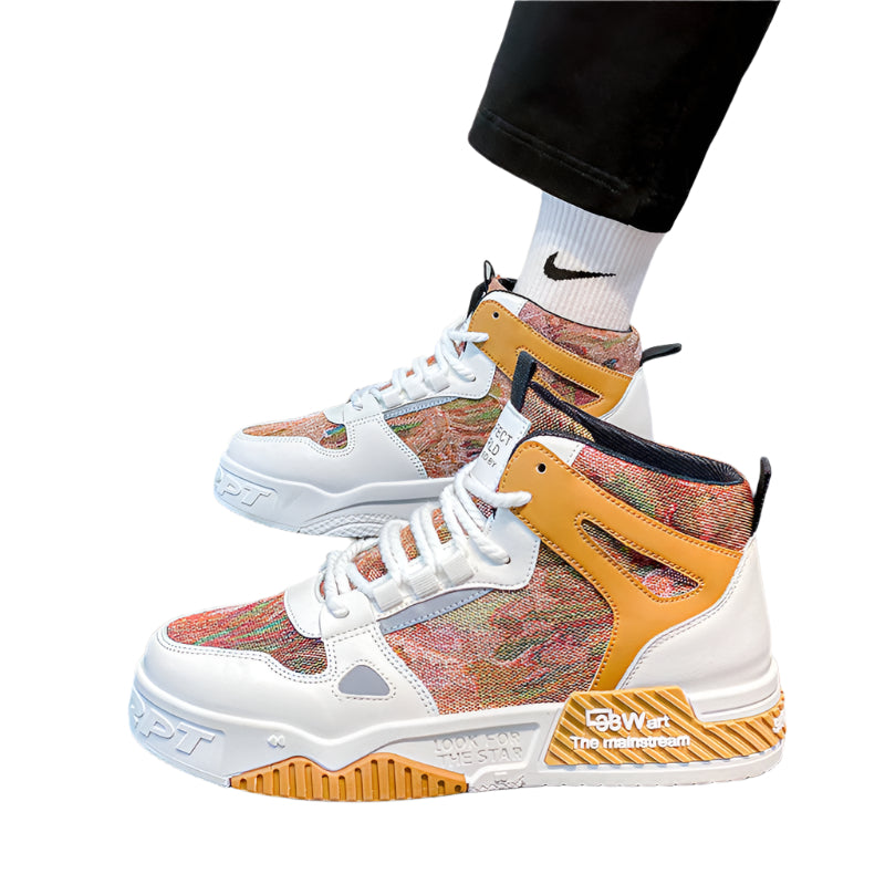 Men's High Top Sneakers Non-slip