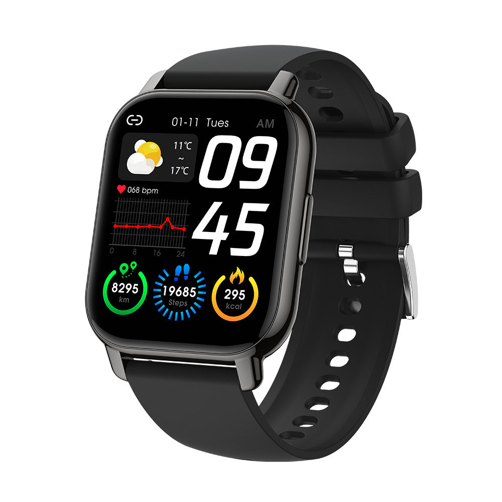 Orologio intelligente P66 Bluetooth con chiamata, frequenza cardiaca e pressione sanguigna