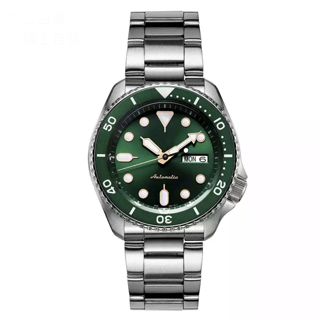 Men's Fashionable Round Ordinary Casual Spiral Watch Crown Single Folding Buckle Business Casual Quartz Men’s Pointer Watch