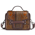 Handtas voor dames, multi-pocket crossbody, schoudertas met grote capaciteit, modieuze handbeschilderde schoudertas voor dames