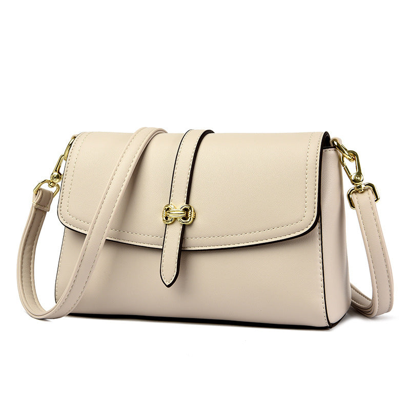 Women's Fashionable One Shoulder Bag Zipper Pocket Original Leather Large Capacity Crossbody Bag Women's Shoulder Bag