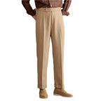 Summer Linen Cotton Blended High Waist Straight Casual Pants